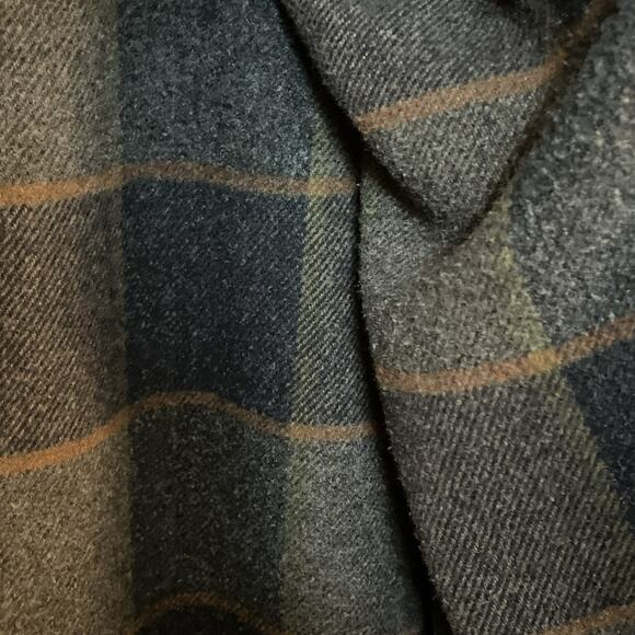 GHBass & Co Men’s XL Long Chore Coat Removable Flannel Liner Brown Jacket Collar - Picture 4 of 12